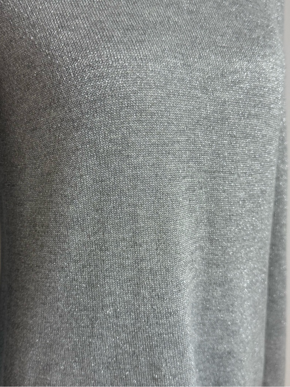 MICHAEL Michael Kors Silver Metallic Long-Sleeve A-Line Dress - Picture 2 of 2